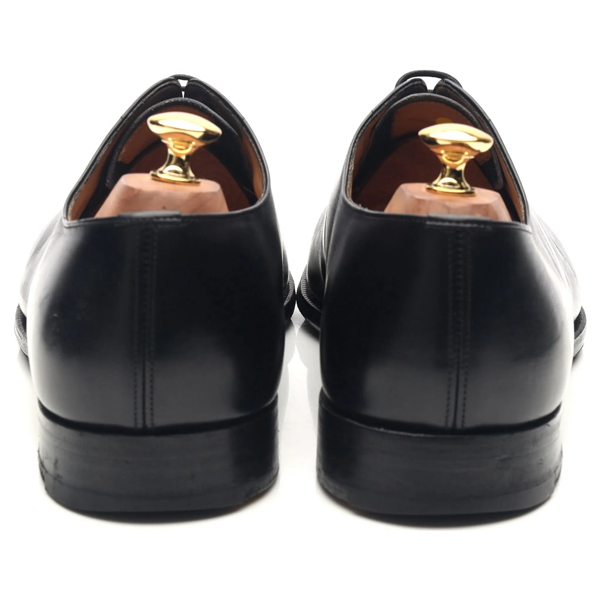 'Consul' Black Leather Oxford UK 10.5 H