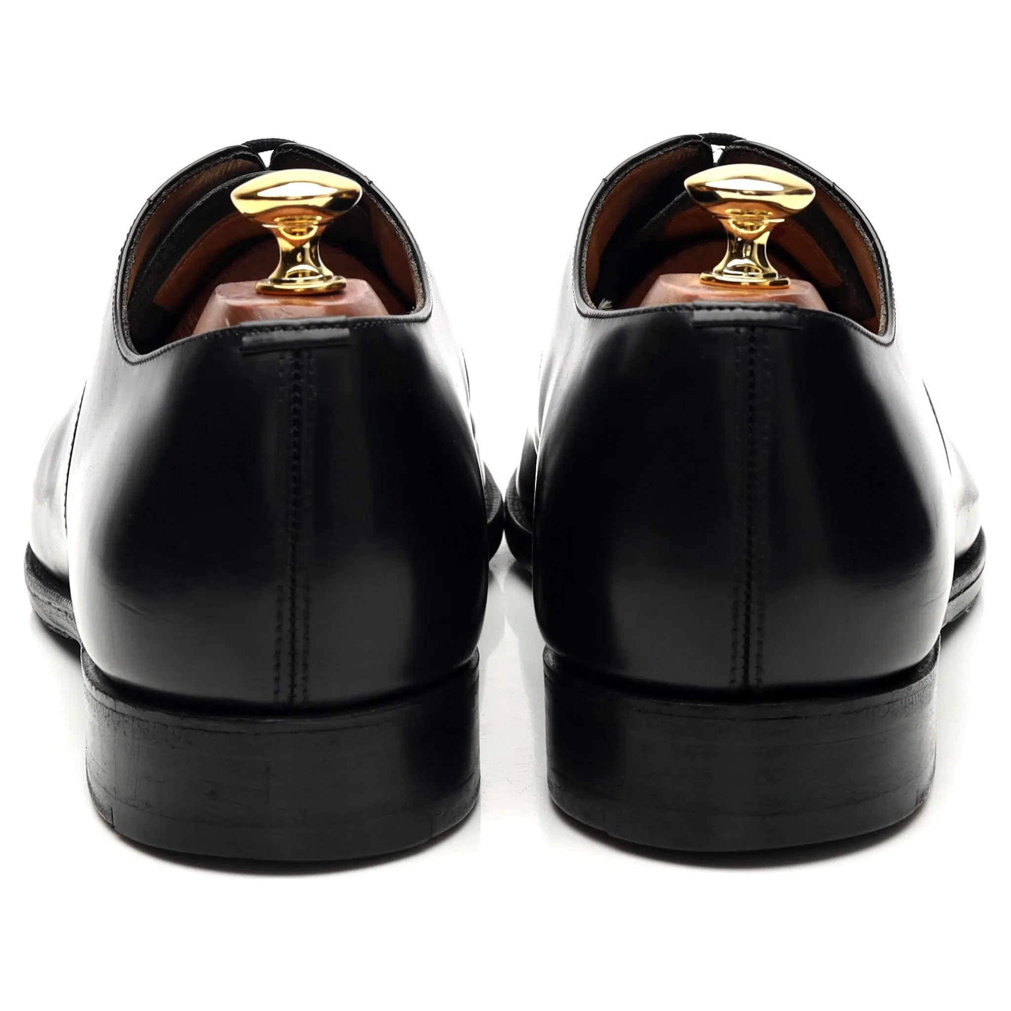 'Consul' Black Leather Oxford UK 8.5 H