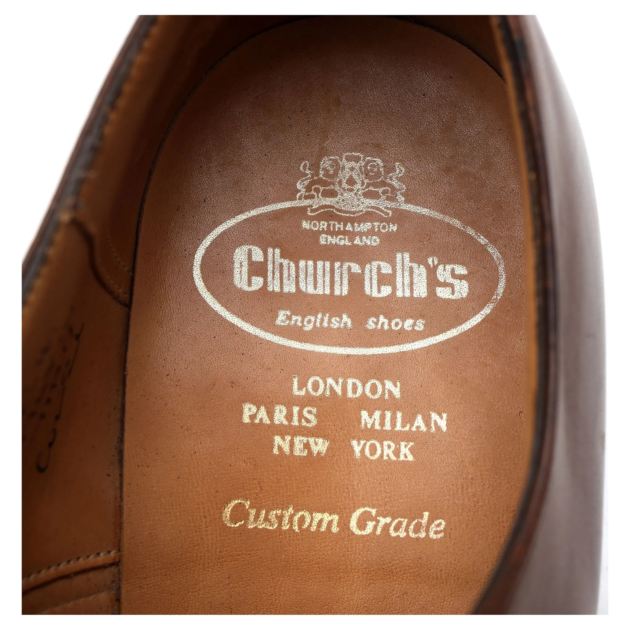 'Consul' Brown Leather Oxford UK 8 G