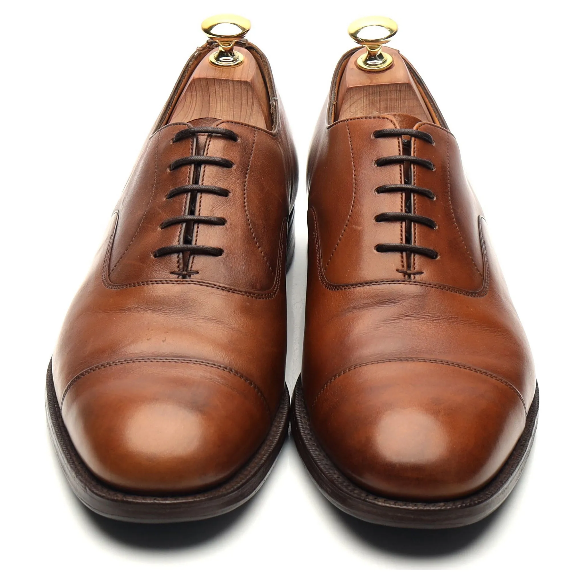 'Consul' Brown Leather Oxford UK 8 G