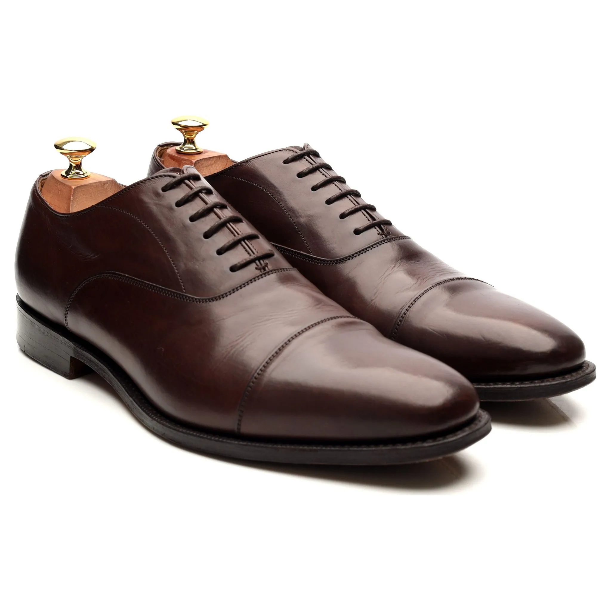 'Coppice' Dark Brown Leather Oxford UK 9.5 F