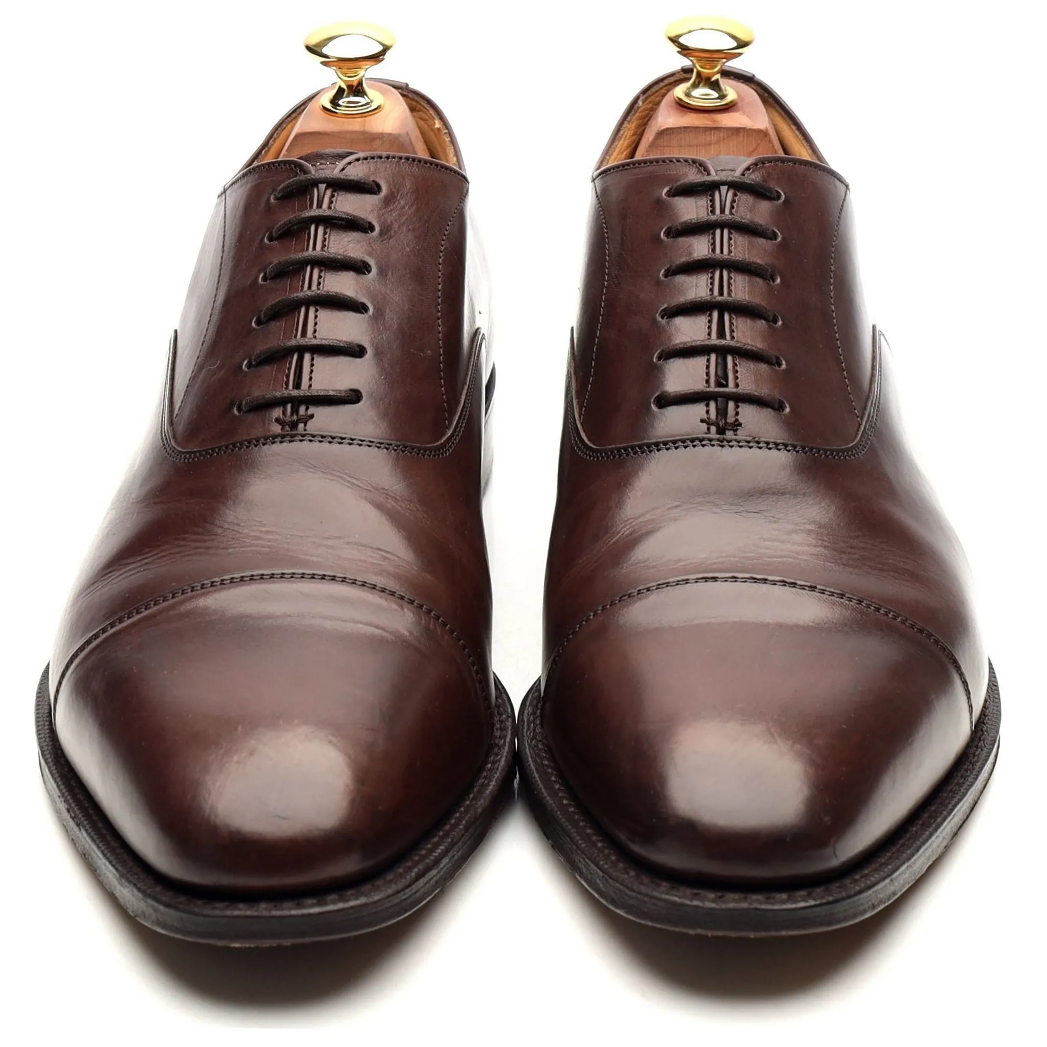 'Coppice' Dark Brown Leather Oxford UK 9.5 F