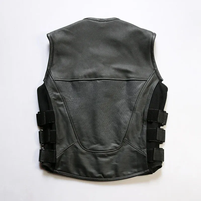 Cowhide Rider Vest