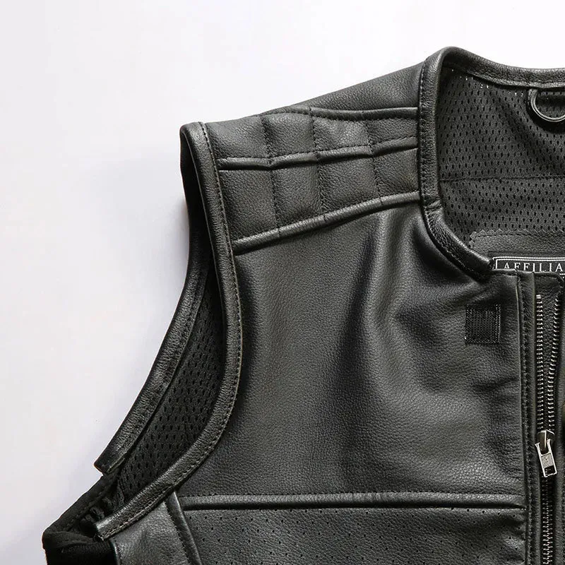 Cowhide Rider Vest