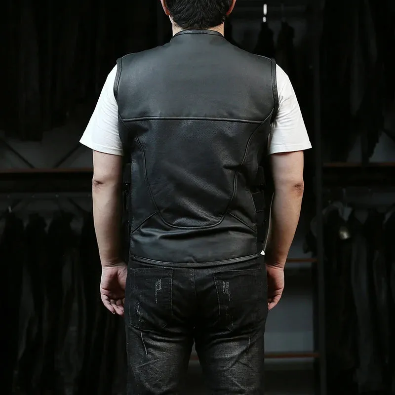 Cowhide Rider Vest
