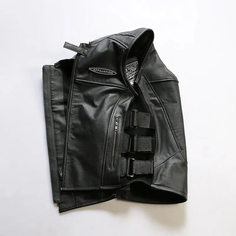 Cowhide Rider Vest