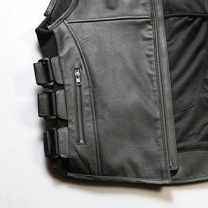 Cowhide Rider Vest