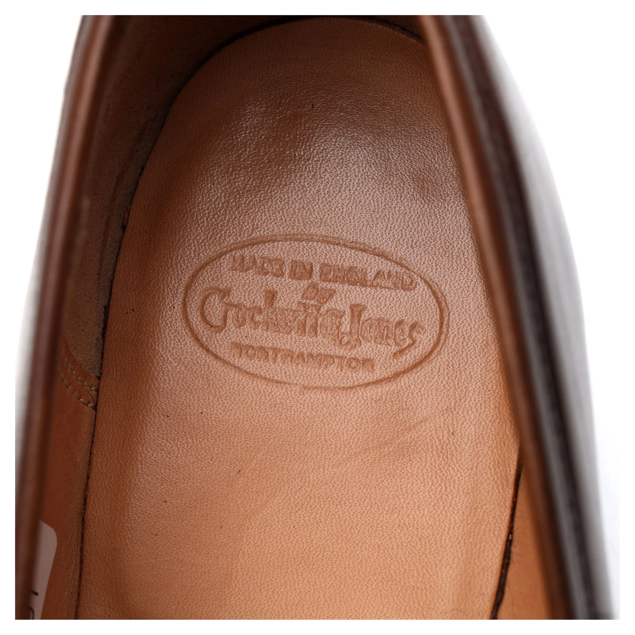 'Crawford' Dark Brown Leather Loafers UK 9.5 E