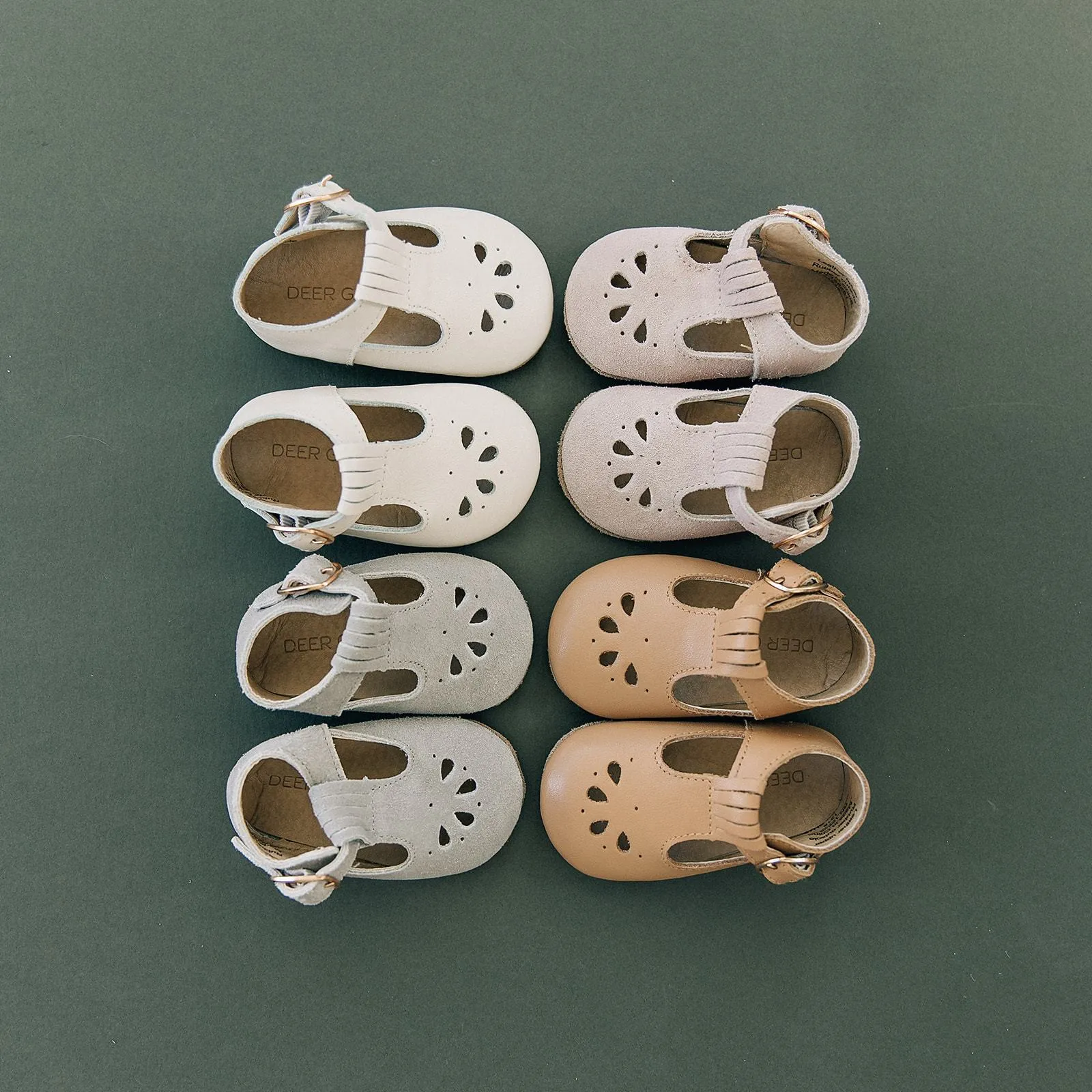 Cream - Daisy T-Bar - US Size 1-5 - Soft Sole
