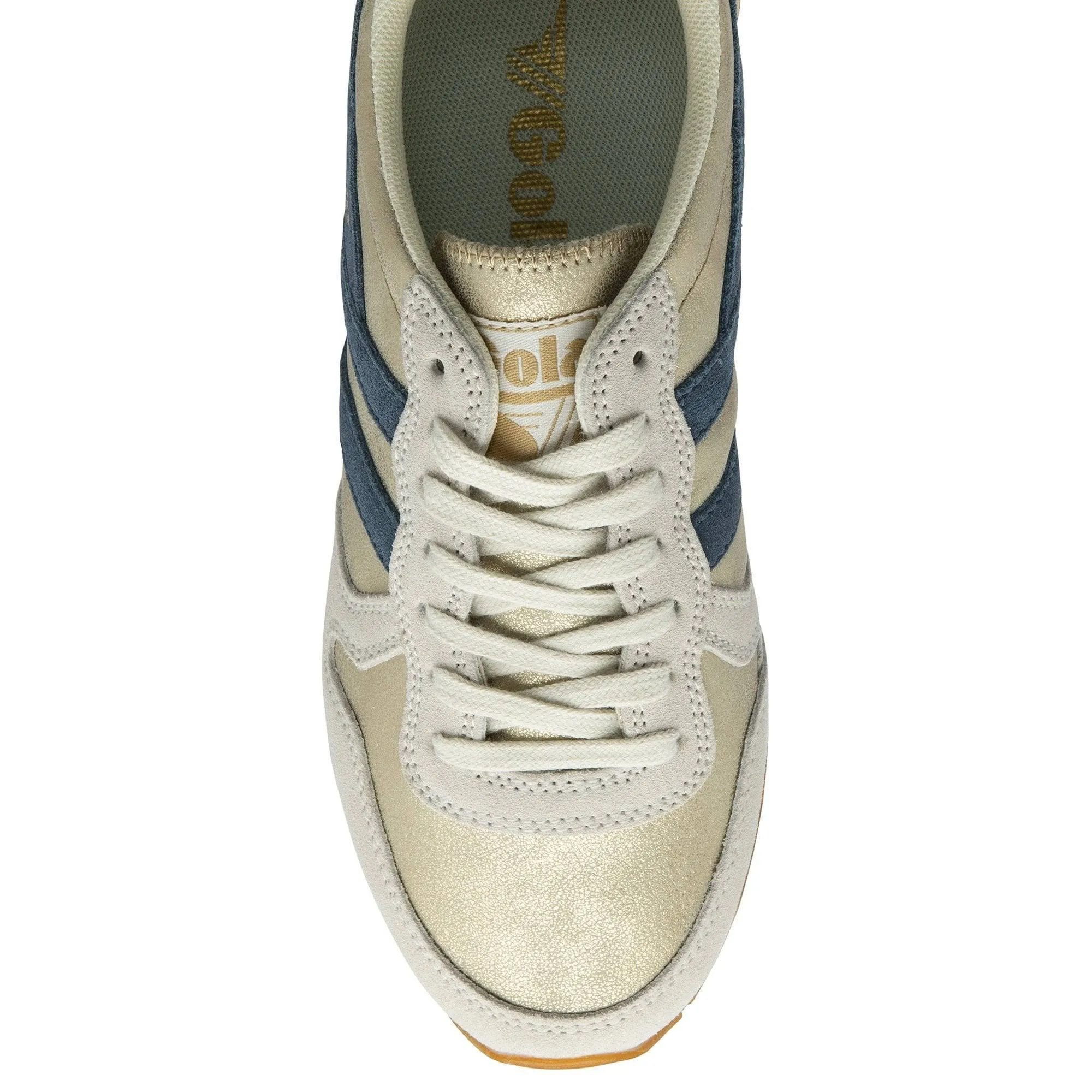 Daytona Blaze Sneaker by Gola | Gold/Ink/Orange Spice