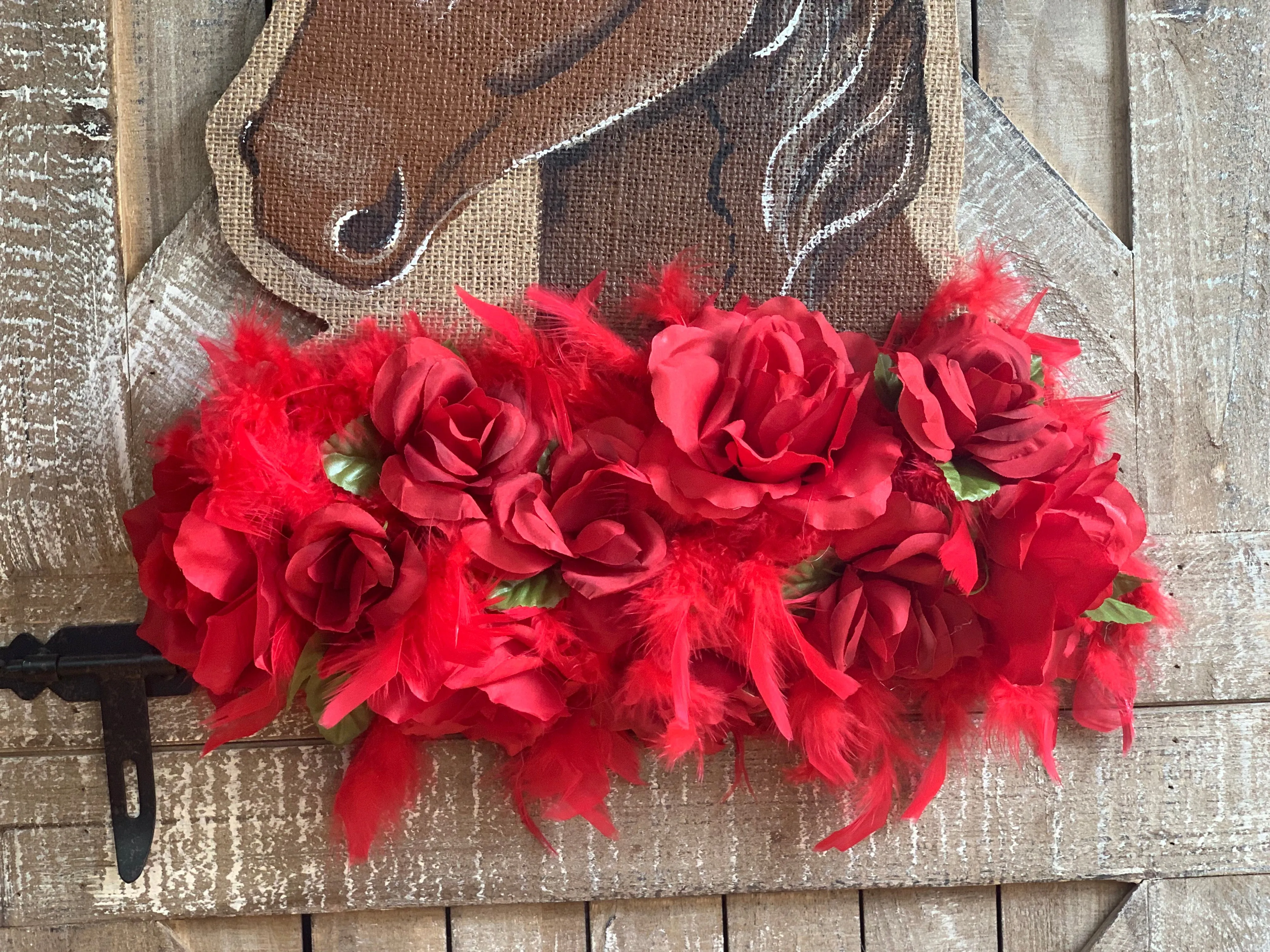 Derby Horse Door Hanger - Run for the Roses Horse Head Door Hanger