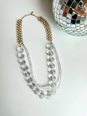 Disco Party Layered Necklace