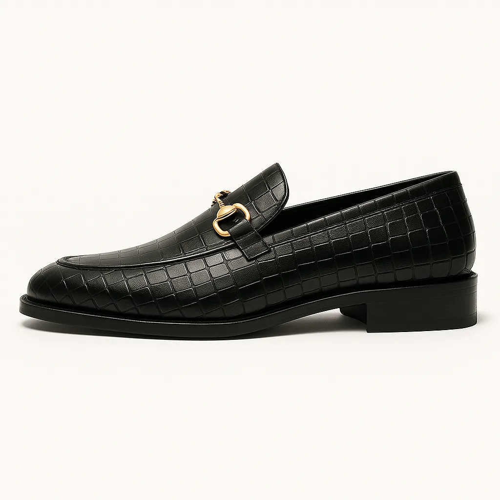 Domoir | Alligator Print Loafers