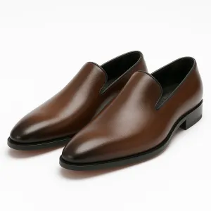Domoir | Signature Red Sole Leather Loafers