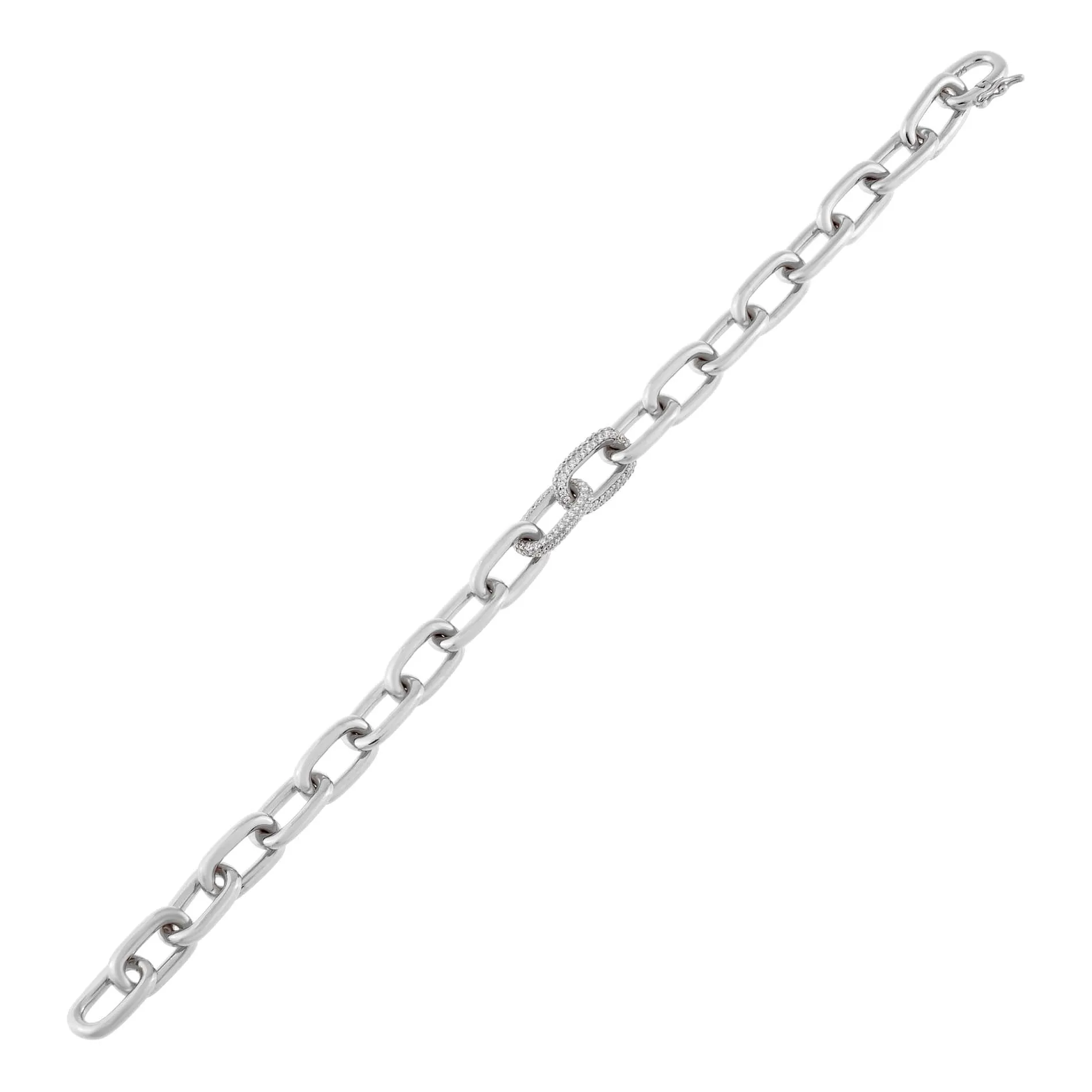 Double Pavé Link Bracelet