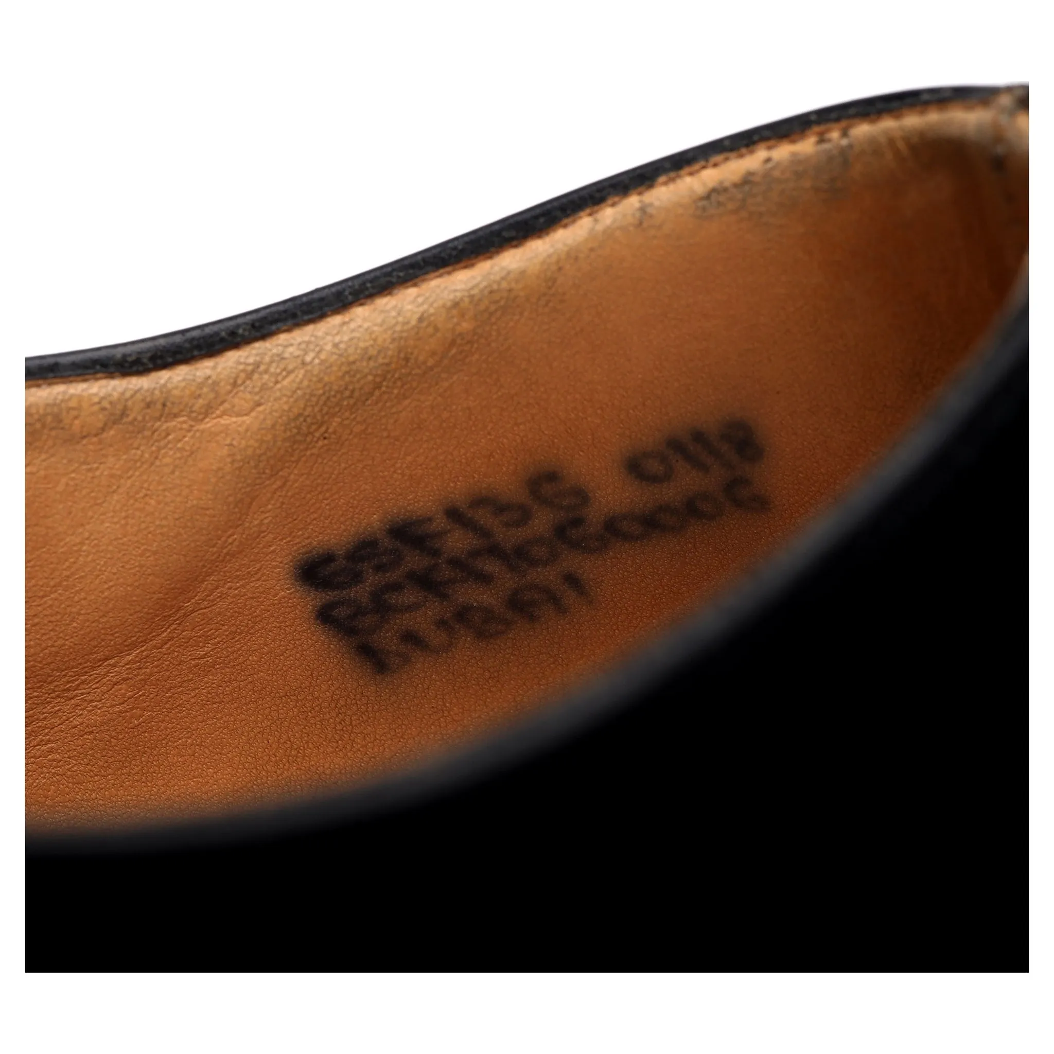 'Dubai' Black Leather Oxford UK 6.5 F