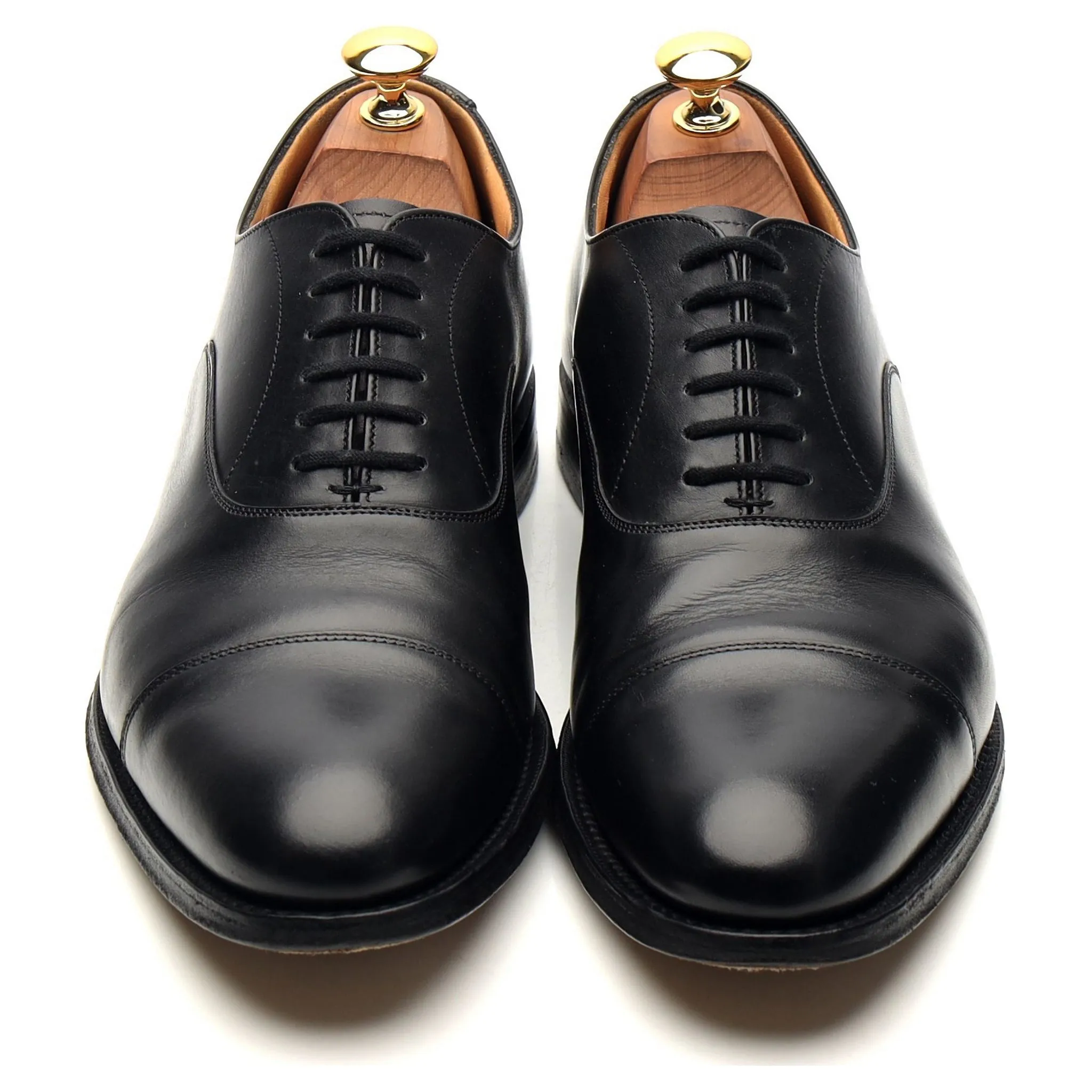 'Dubai' Black Leather Oxford UK 6.5 F