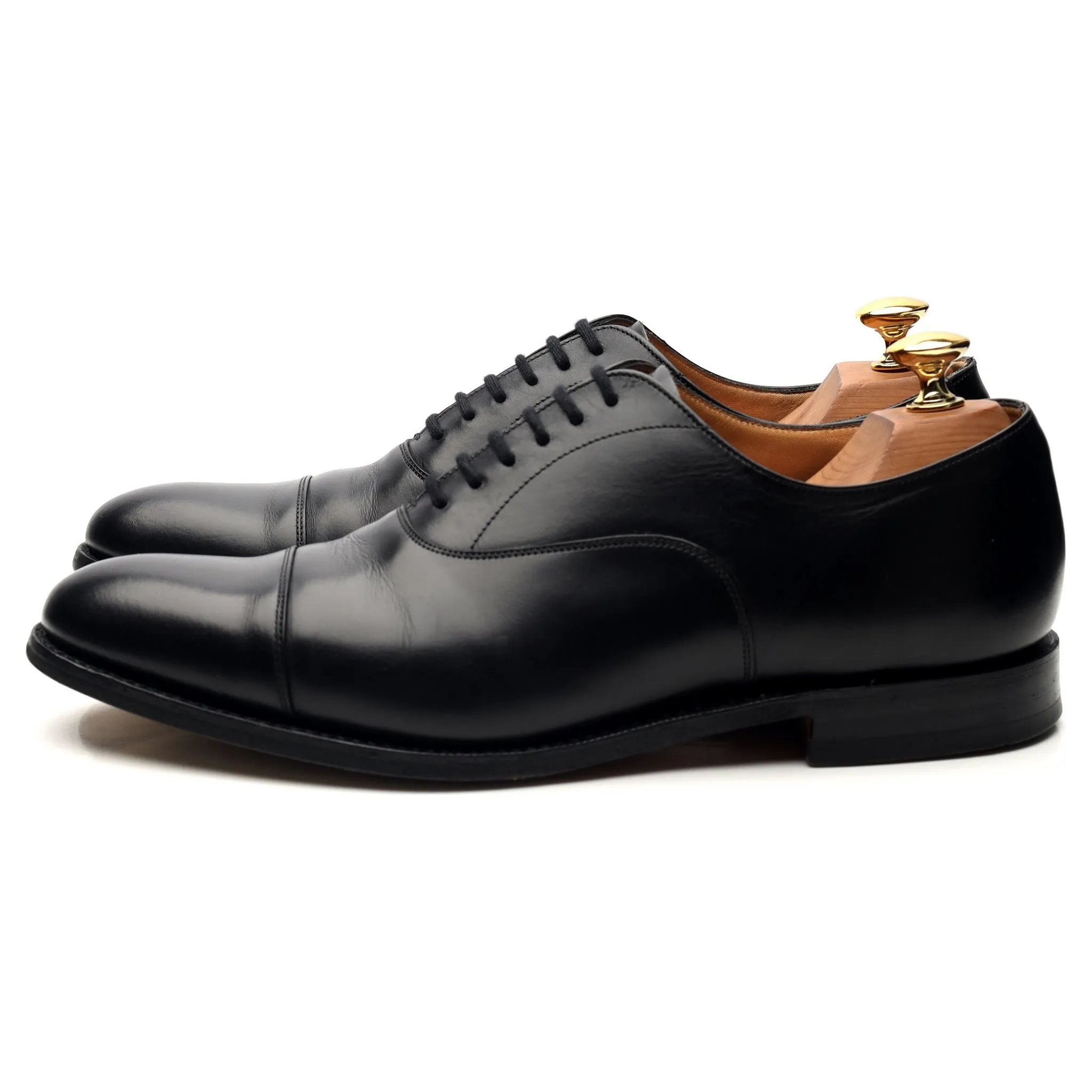 'Dubai' Black Leather Oxford UK 6.5 F