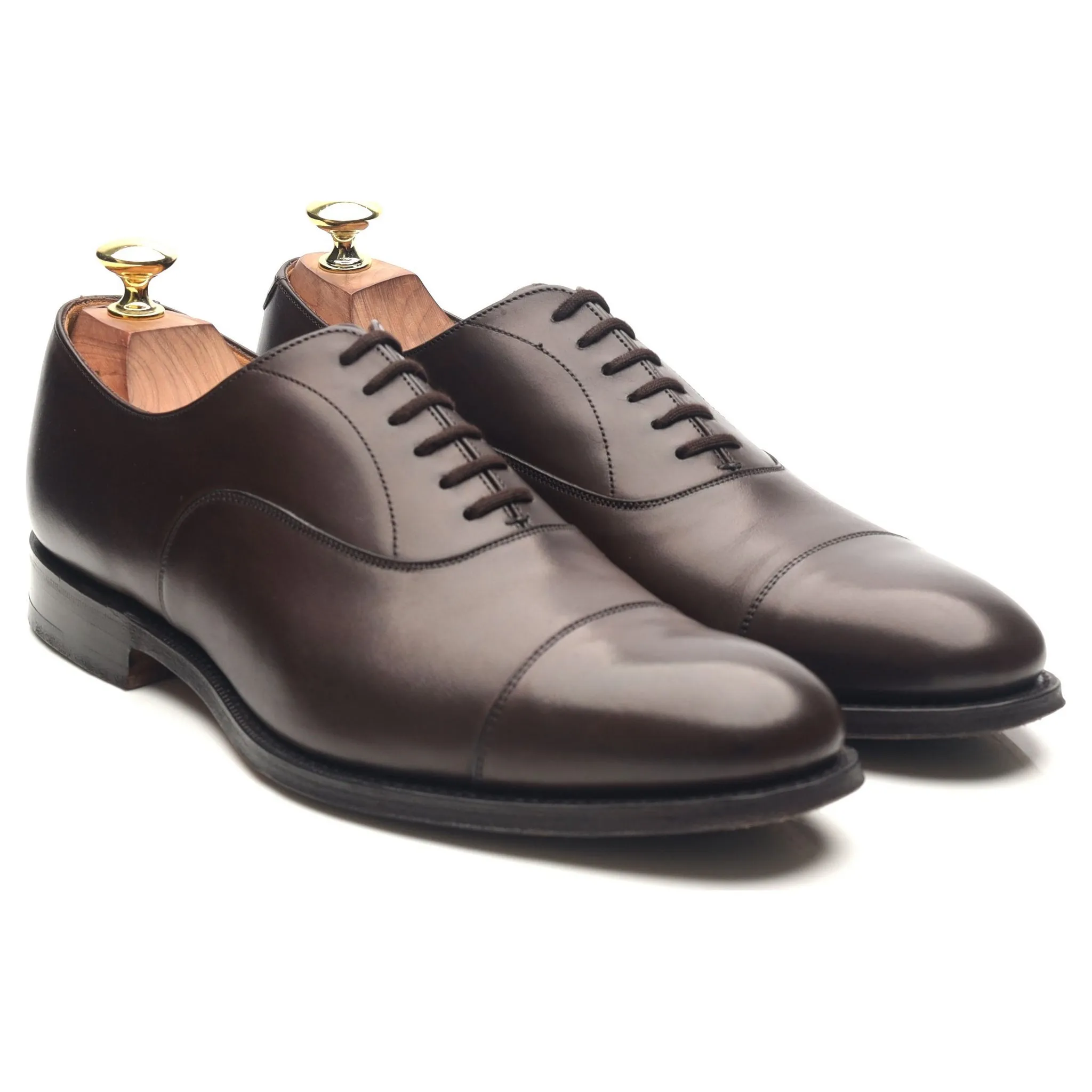 'Dubai' Dark Brown Leather Oxford UK 7 F