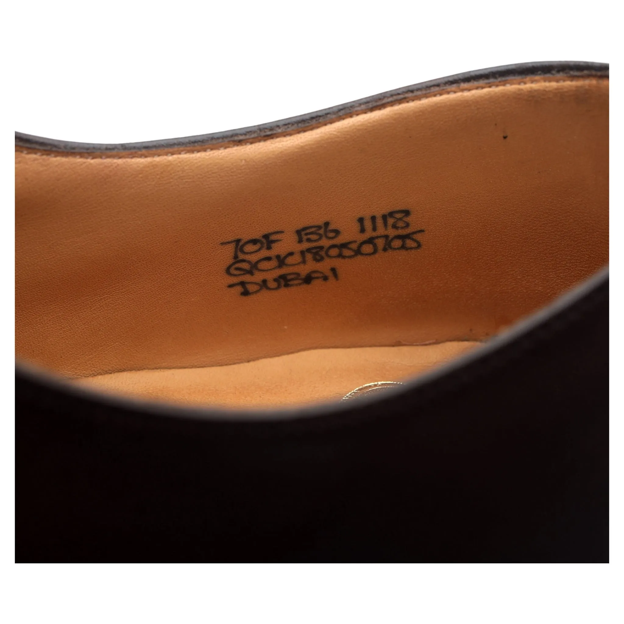 'Dubai' Dark Brown Leather Oxford UK 7 F