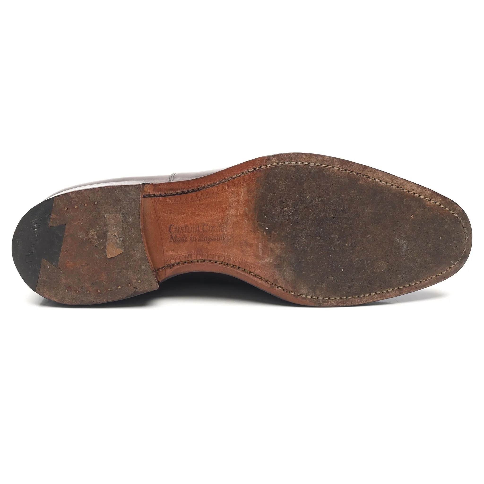 'Dubai' Dark Brown Leather Oxford UK 7 F