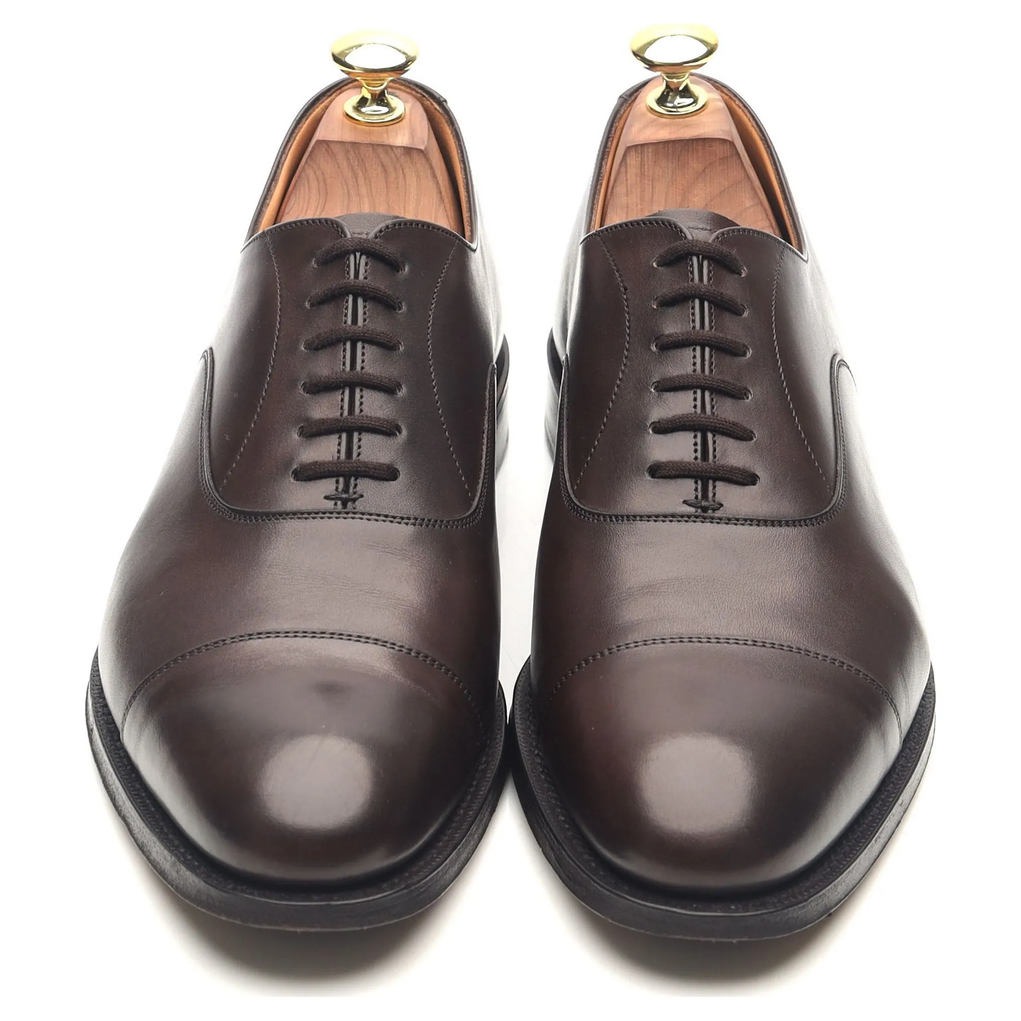 'Dubai' Dark Brown Leather Oxford UK 7 F