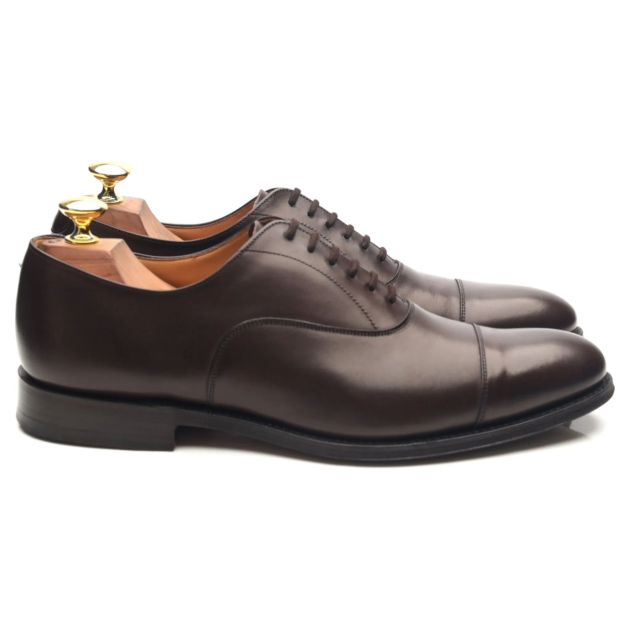 'Dubai' Dark Brown Leather Oxford UK 7 F