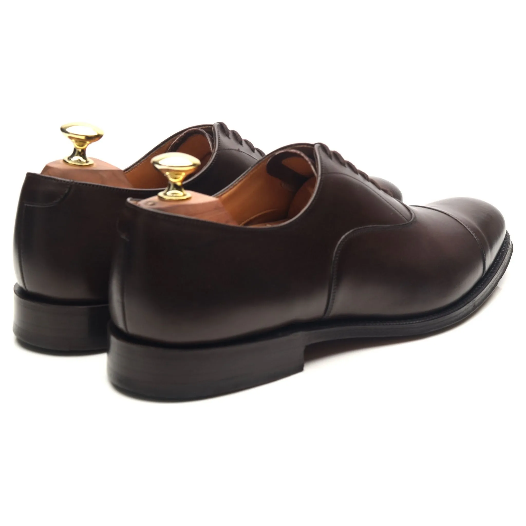 'Dubai' Dark Brown Leather Oxford UK 7 F