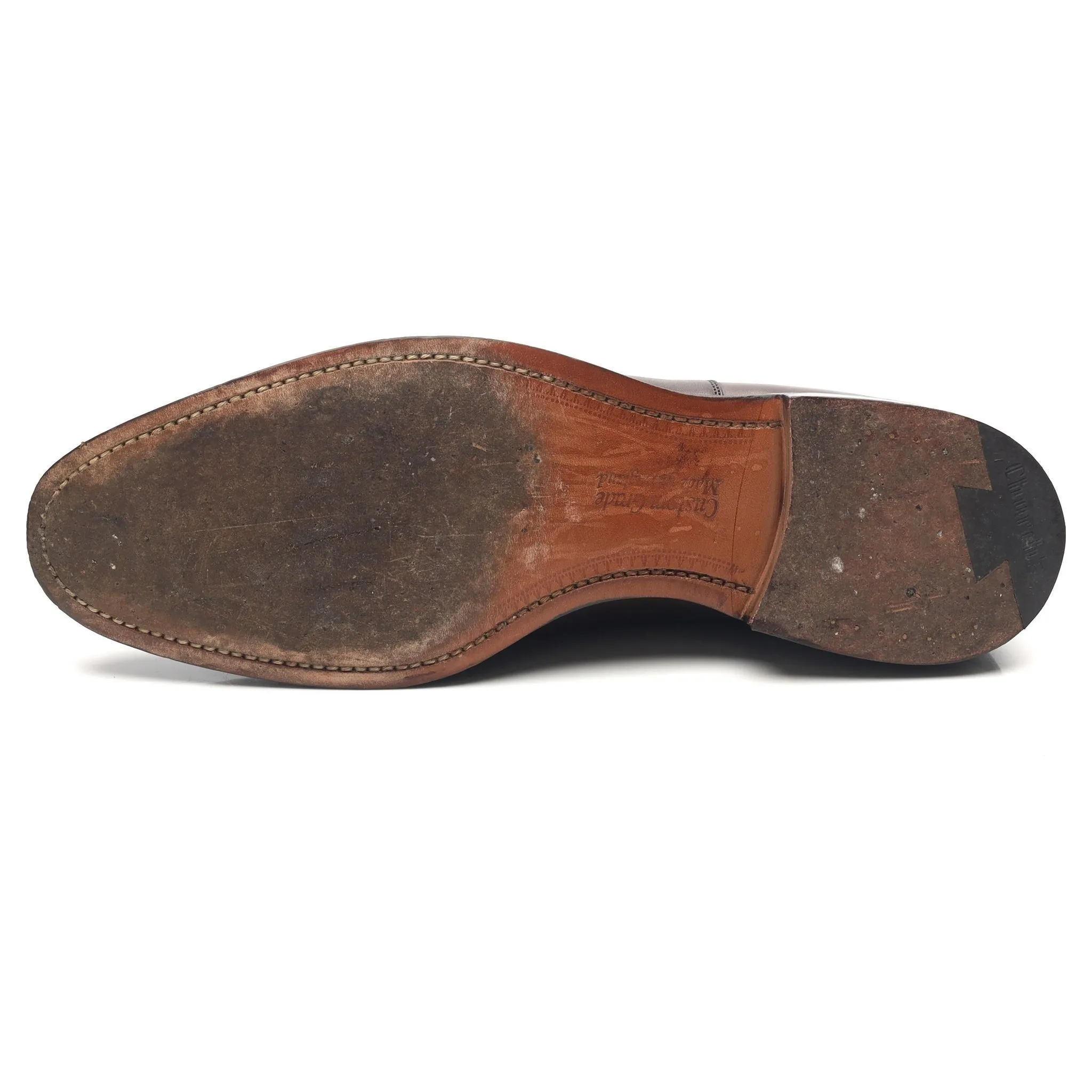 'Dubai' Dark Brown Leather Oxford UK 7 F