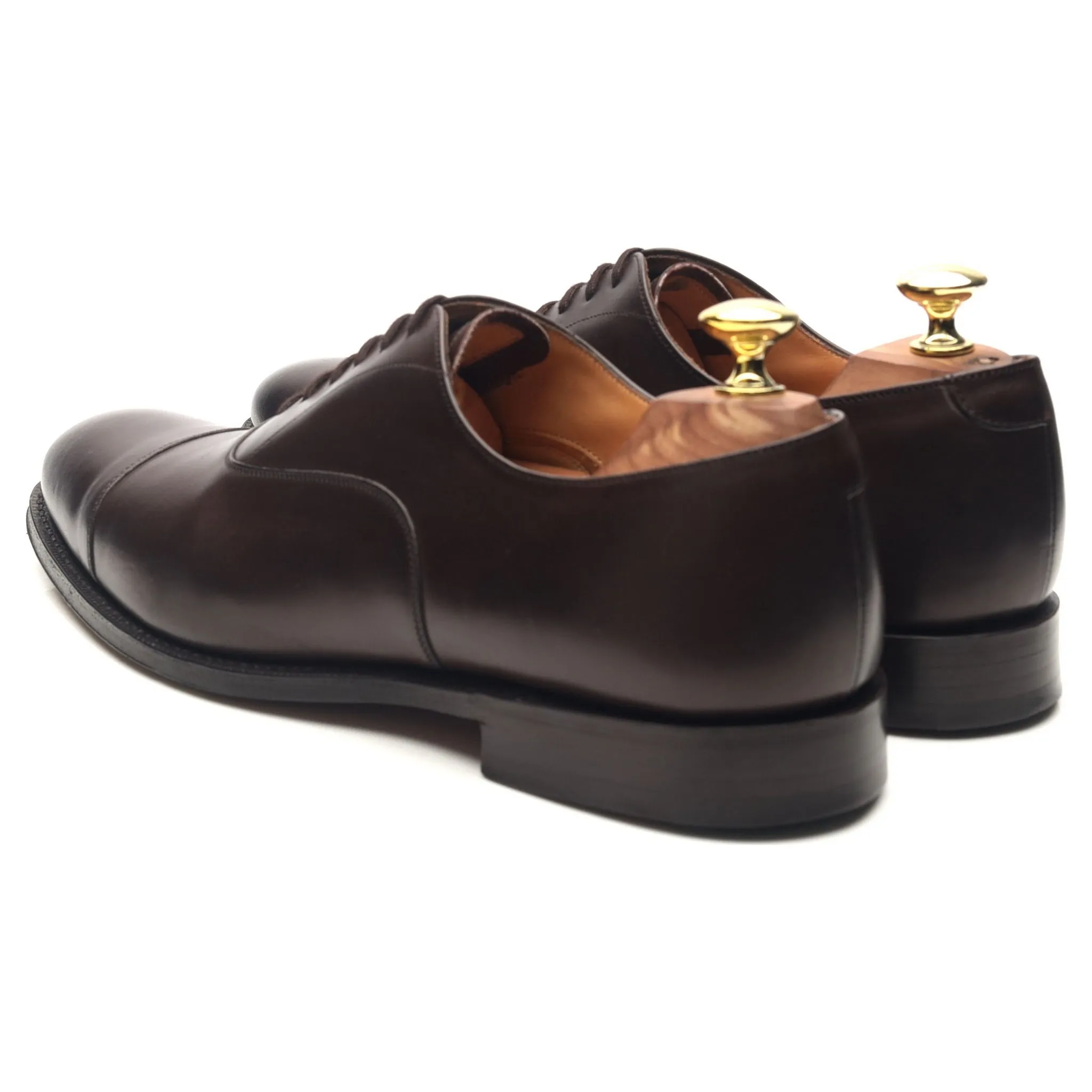 'Dubai' Dark Brown Leather Oxford UK 7 F