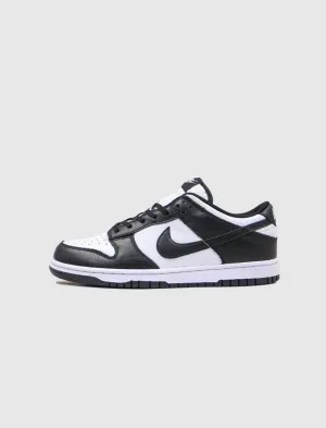 DUNK LOW "WHITE/BLACK" GS