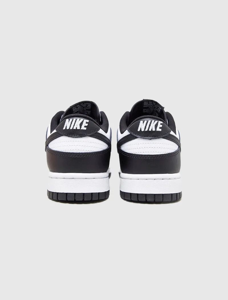DUNK LOW "WHITE/BLACK" GS