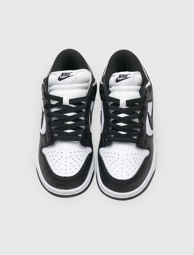 DUNK LOW "WHITE/BLACK" GS
