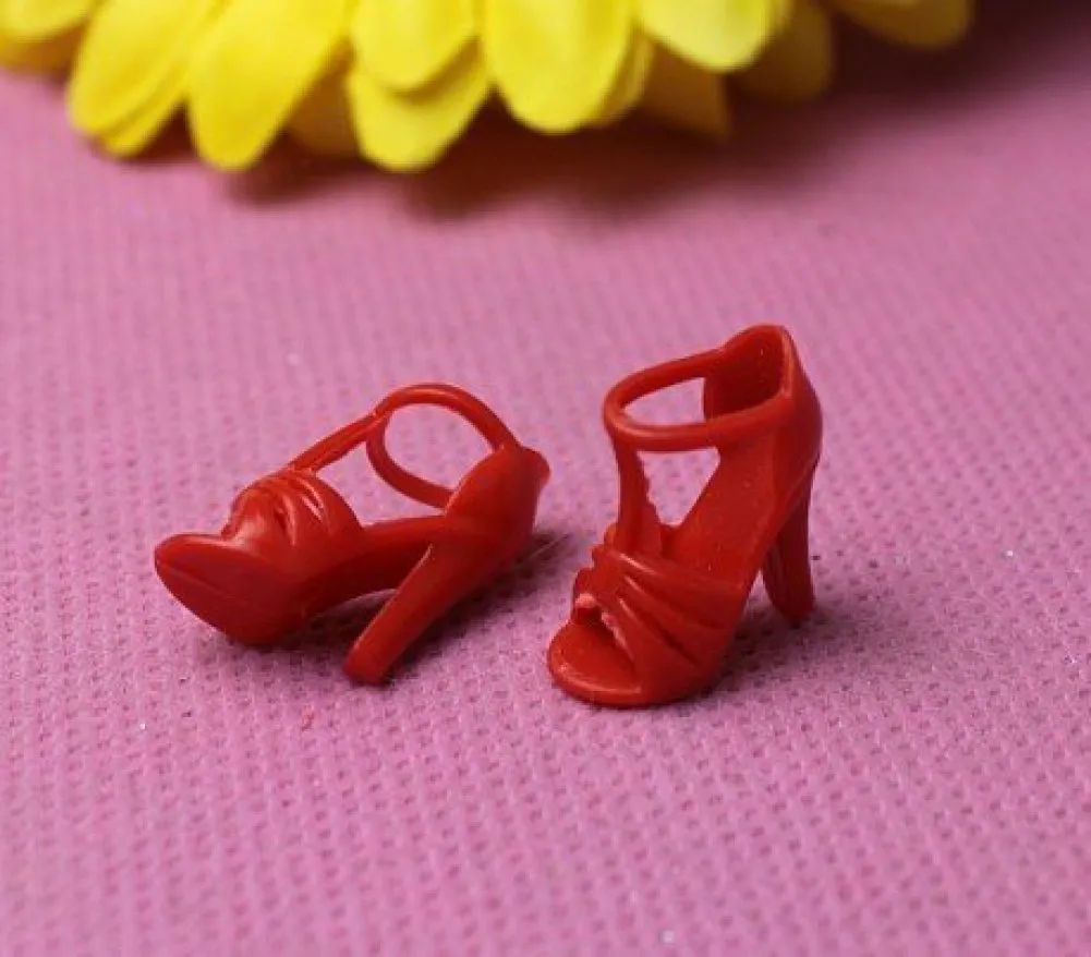 E-TING 10 Pairs/Lot Fashion Mini Shoes doll Doll accessories Random Style