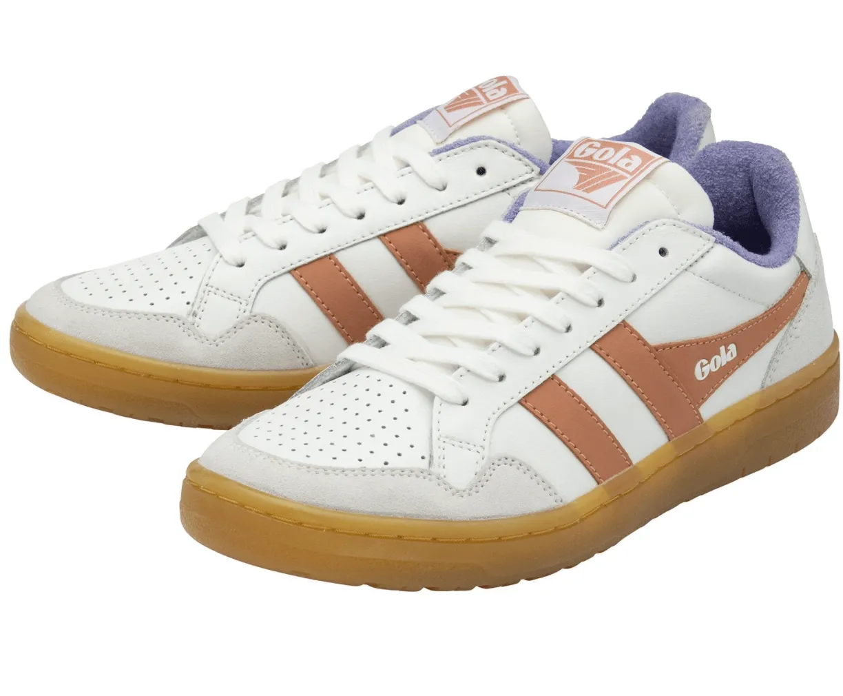 Eagle ’88 by Gola | White/Terracotta/Wisteria/Gum
