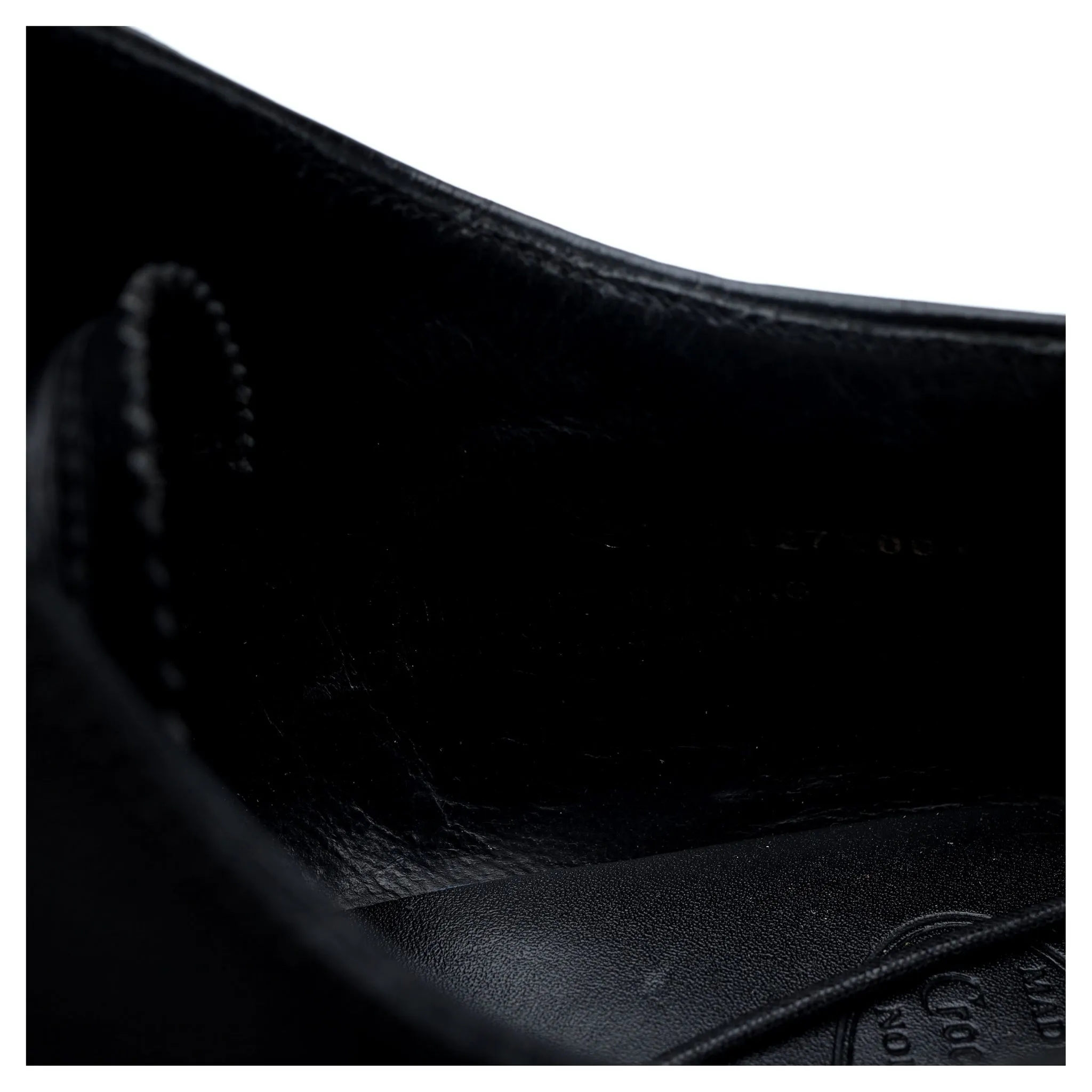 'Egerton' Black Leather Oxford UK 7.5 E