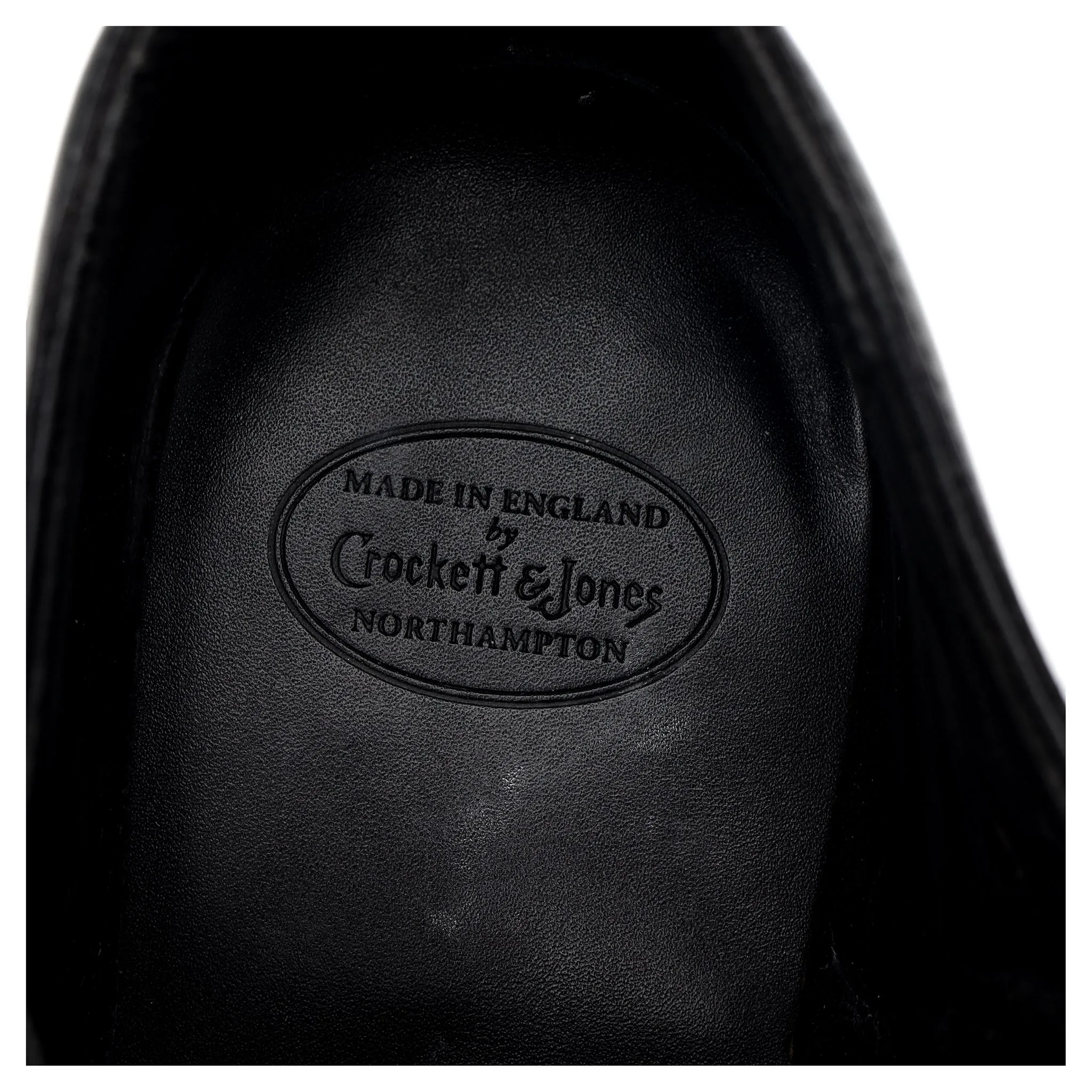 'Egerton' Black Leather Oxford UK 7.5 E