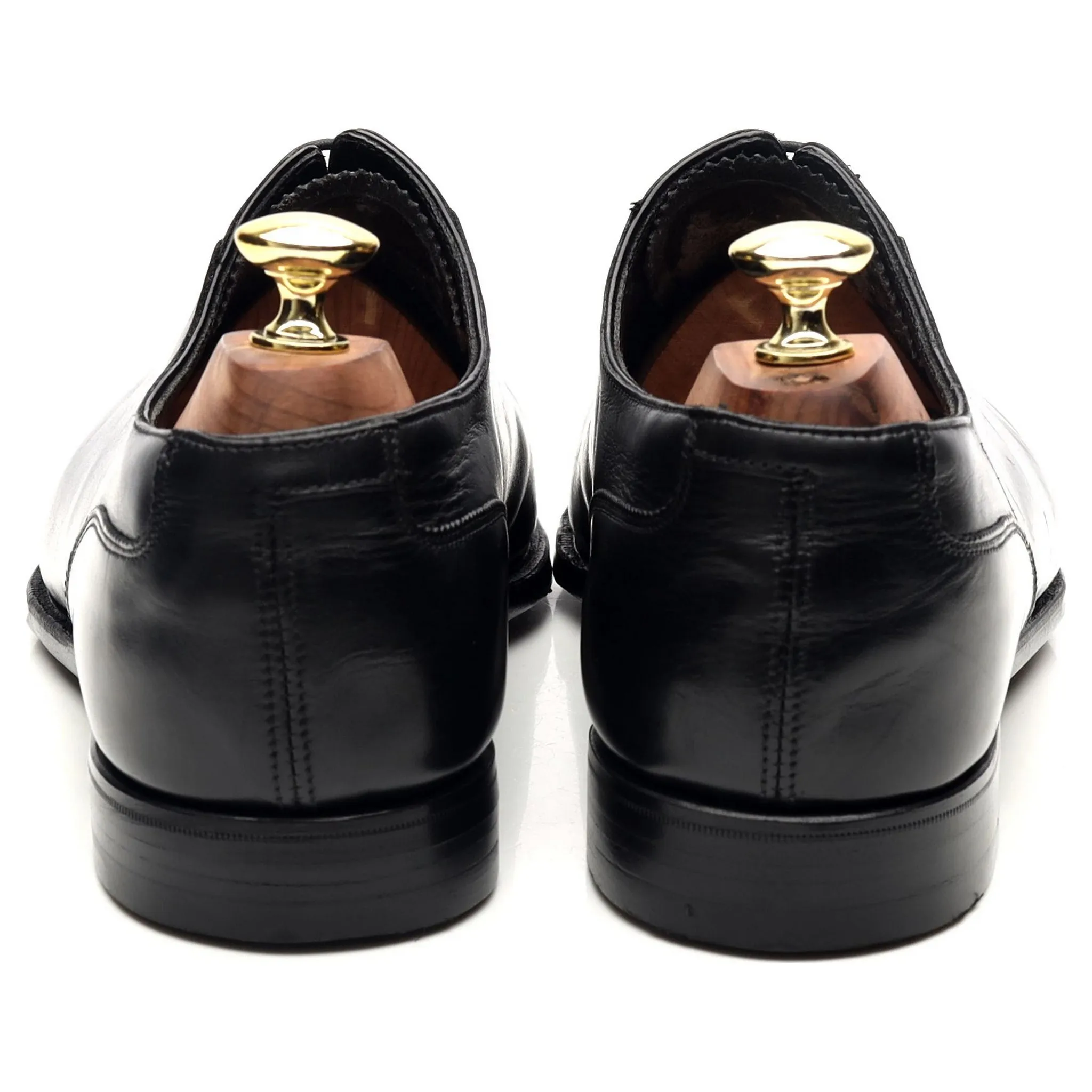 'Egerton' Black Leather Oxford UK 7.5 E