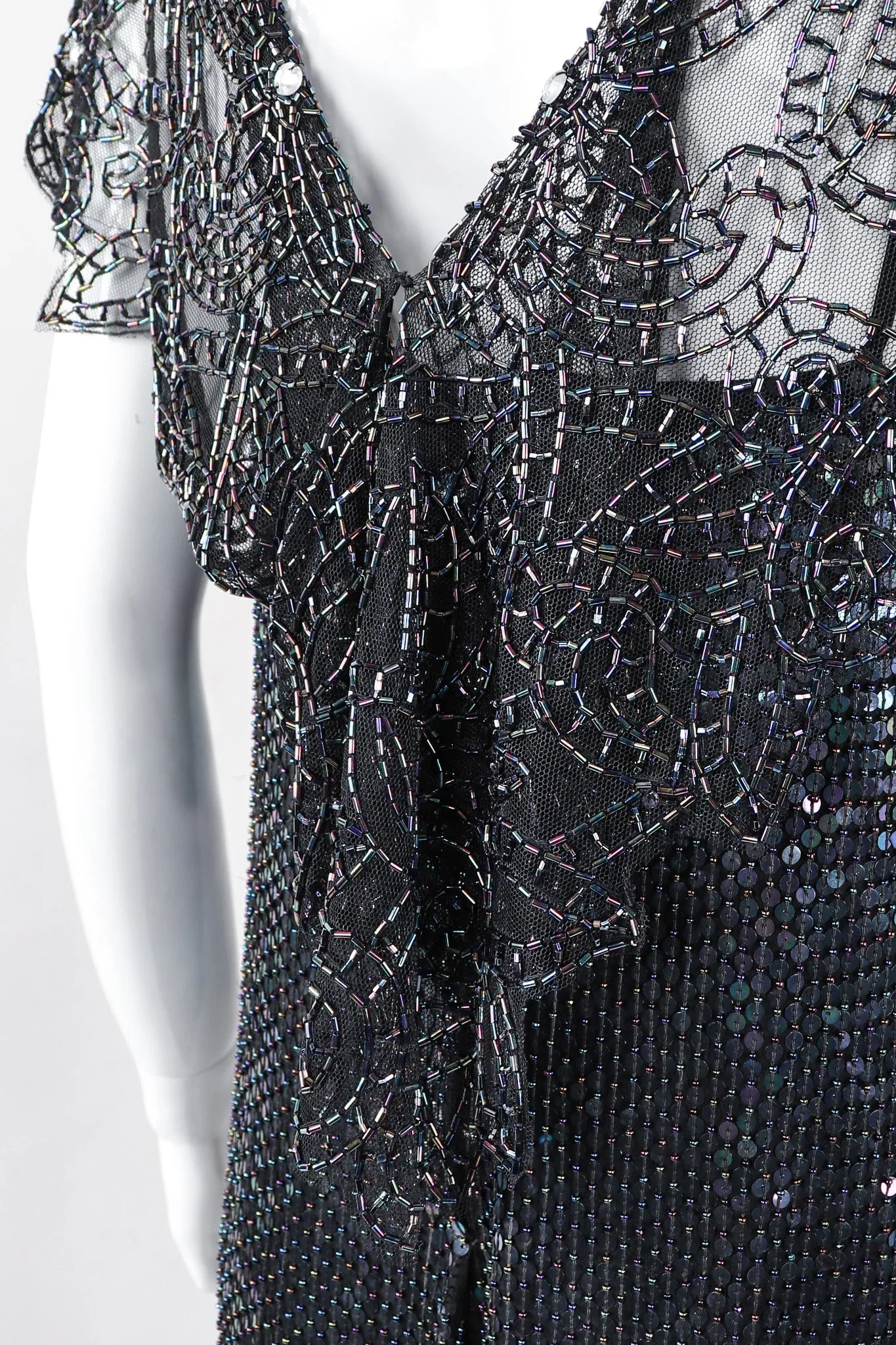 Embellished Bead Lace Dress