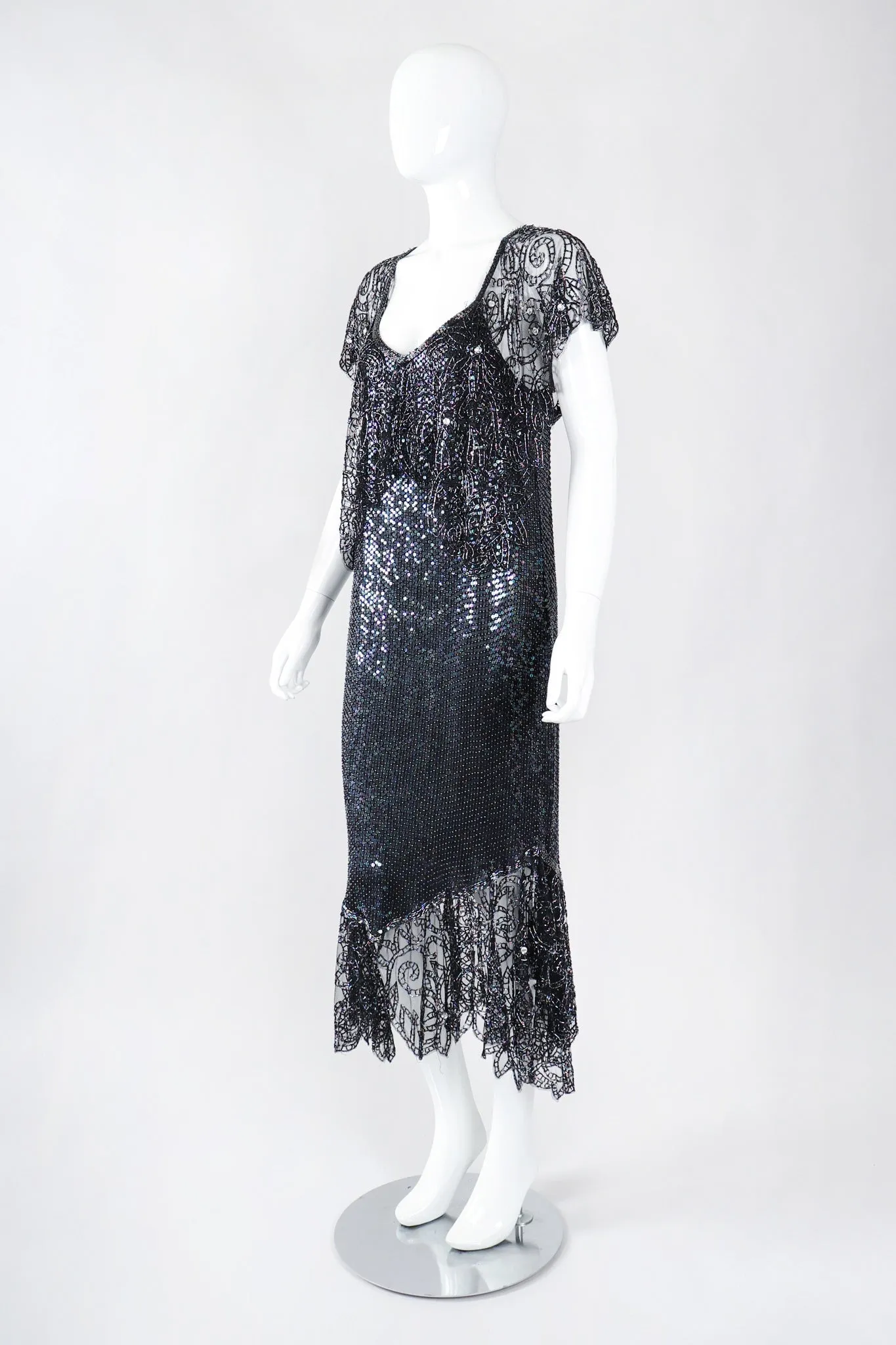 Embellished Bead Lace Dress