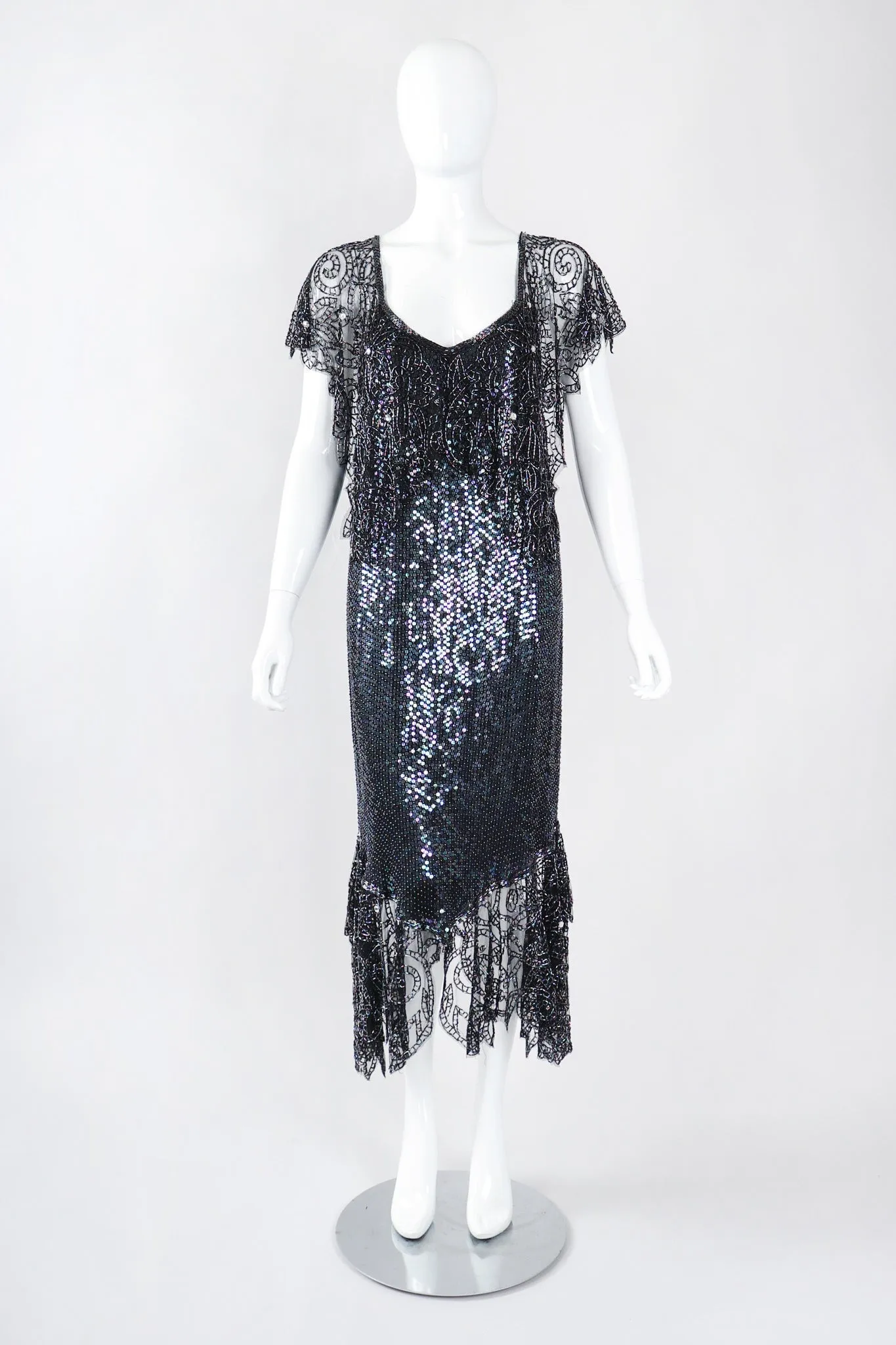 Embellished Bead Lace Dress
