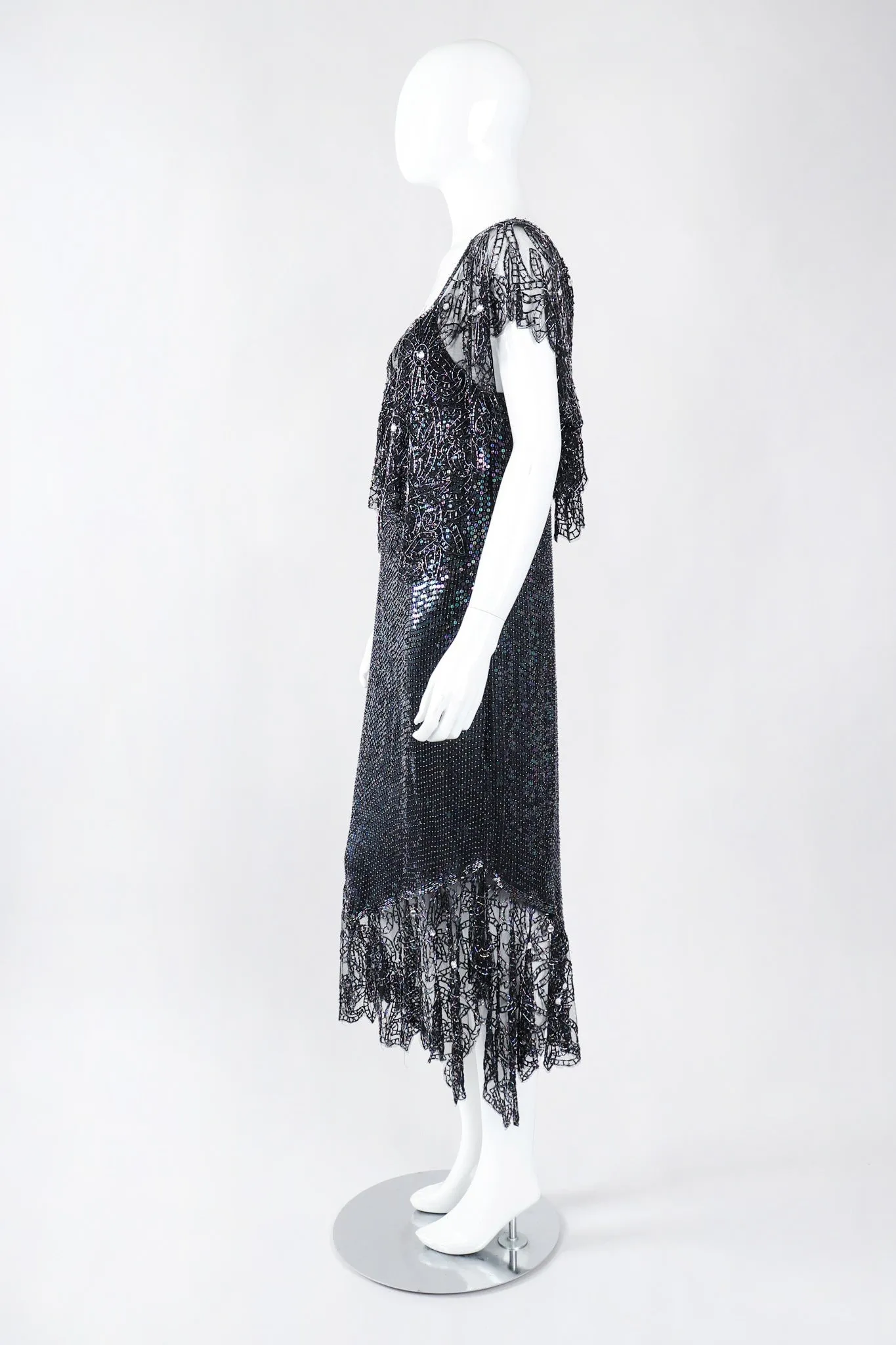 Embellished Bead Lace Dress