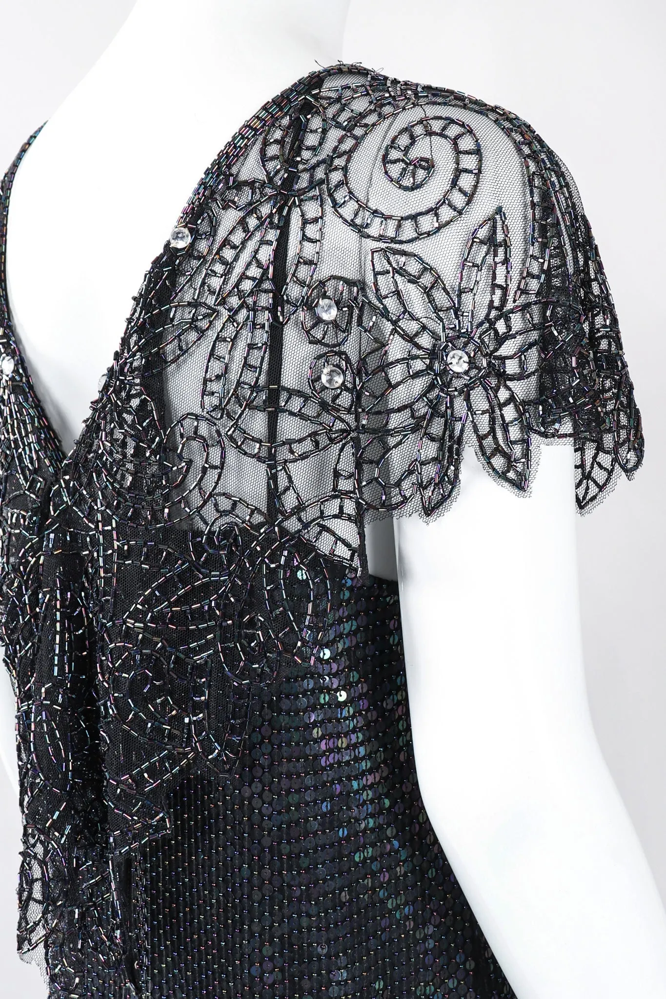 Embellished Bead Lace Dress