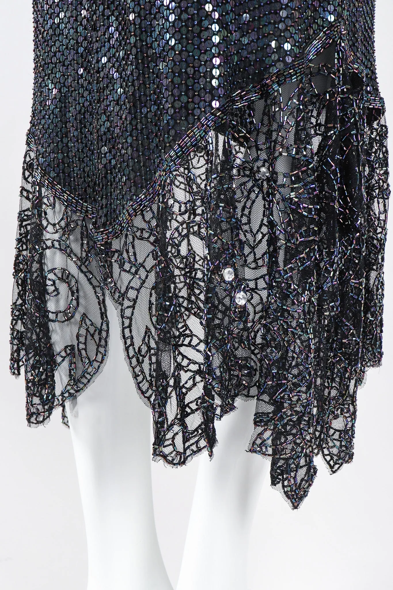Embellished Bead Lace Dress