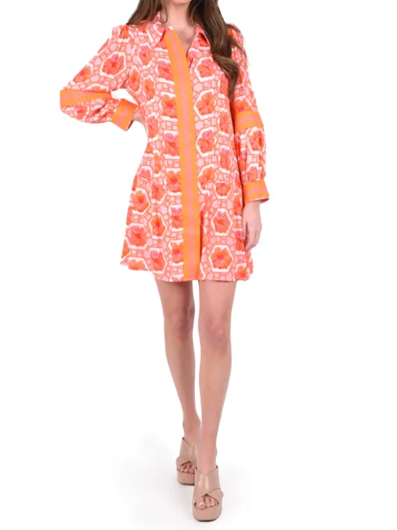 Emily McCarthy Delany Dress - Floral Crochet