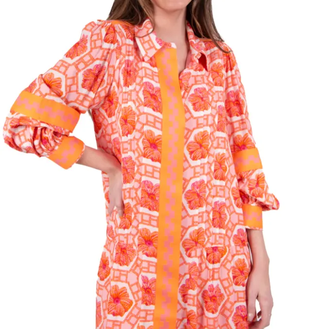 Emily McCarthy Delany Dress - Floral Crochet