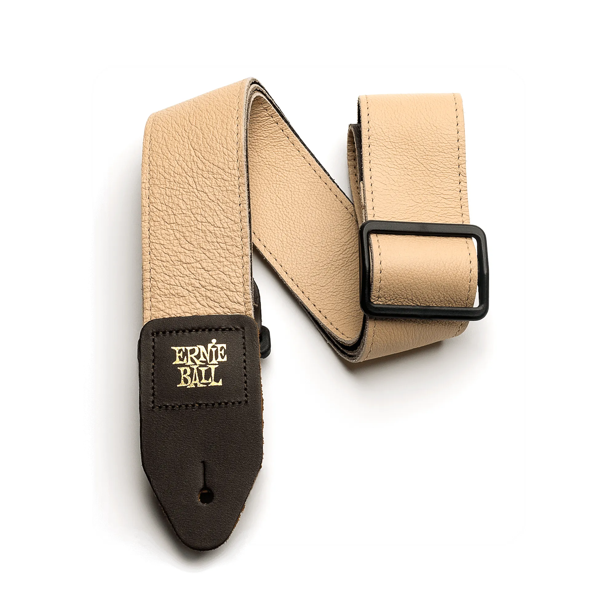 Ernie Ball 2 inch Tri-Glide Italian Leather Strap, Tan
