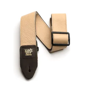 Ernie Ball 2 inch Tri-Glide Italian Leather Strap, Tan