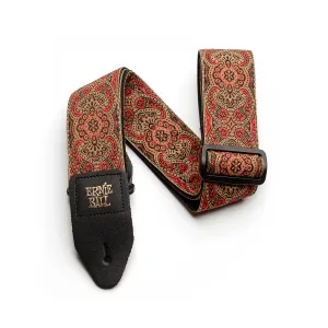 Ernie Ball Crimson Paisley Jacquard Strap