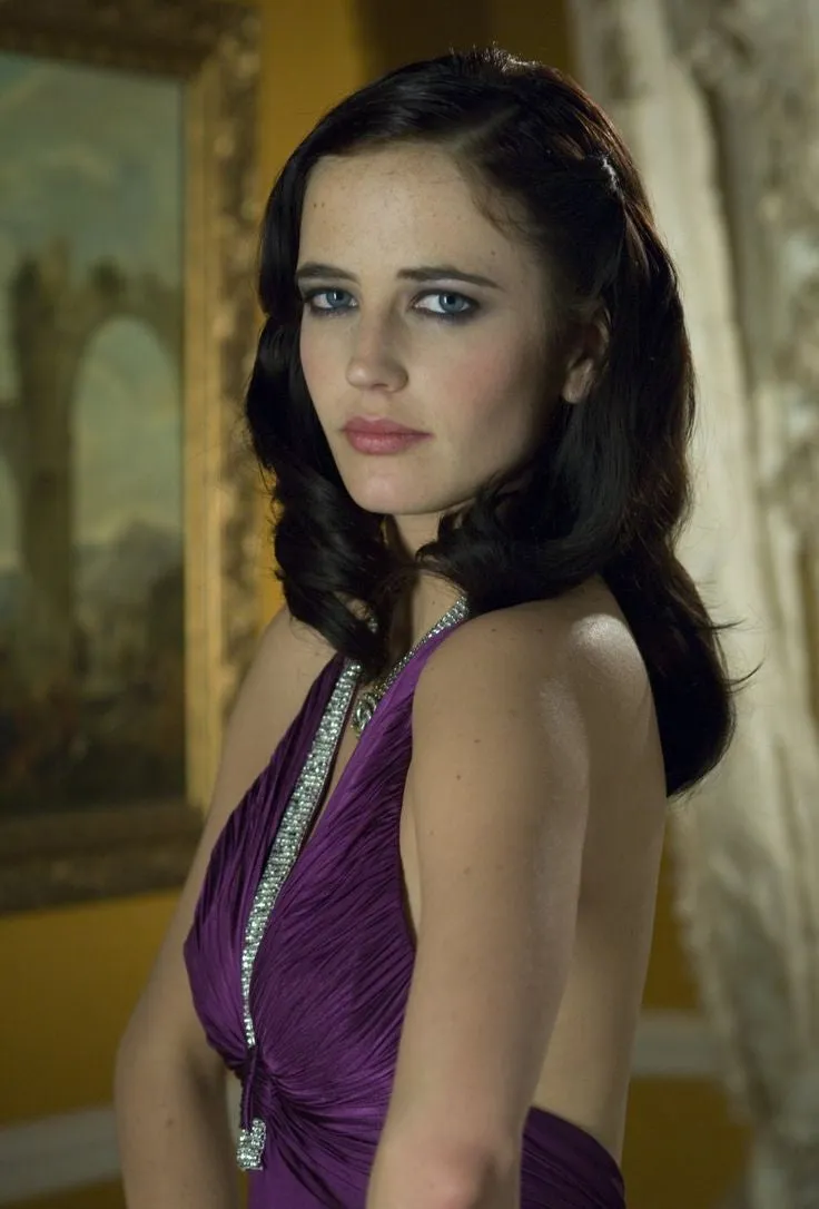 Eva Green as Vesper Lynd Purple Halter Dress Purple Evening Prom Dress